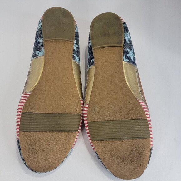 STEVE MADDEN Hookah Flats For Women Multicolor, patriotic, size 6.5 Womens - Picture 7 of 7